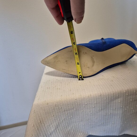 Blue (faux) Suede Booties! - Picture 11 of 12